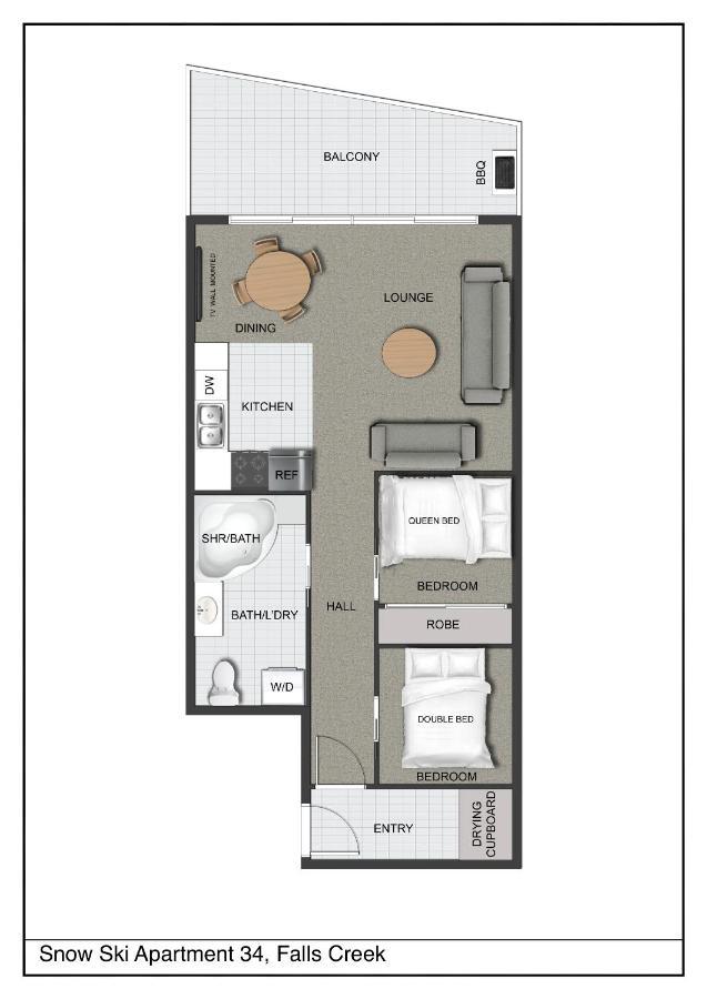 Snow Ski Apartments 34 Falls Creek Exterior foto